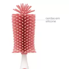 BUBA - ESCOVA PARA MAMADEIRA SILICONE ROSA - loja online