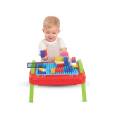 MERCOTOYS - MESINHA MONTÁVEL MERCOBLOCKS COM 64 PEÇAS na internet