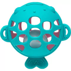 BUBA - MORDEDOR DE SILICONE COM CHOCALHO BALEIA - ROSA na internet