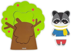 Imagem do BABEBI - QUEBRA-CABEÇA EM MADEIRA MIX ANIMAIS