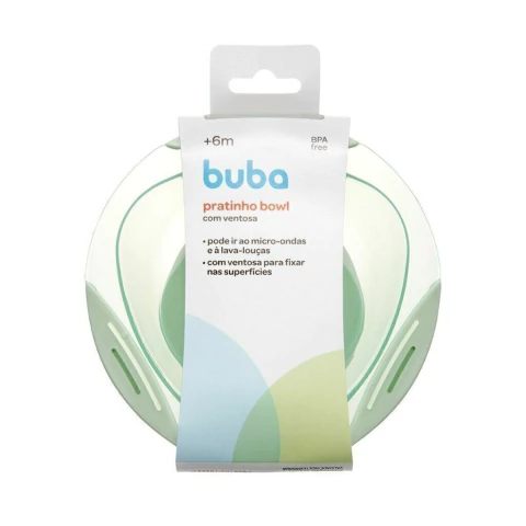 BUBA - PRATINHO BOWL COM VENTOSA - VERDE