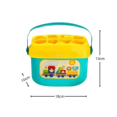 MULTIKIDS - MALETA MEUS PRIMEIROS BLOCOS 16 PEÇAS - comprar online