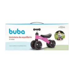 BUBA - BICICLETA DE EQUILIBRIO - 4 RODAS ROSA na internet
