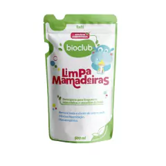 BIOCLUB - LIMPA MAMADEIRAS 500ML REFIL EM SACHE