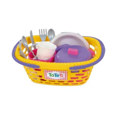 TATETI - CESTINHA KIT MINHAS LOUÇAS KIT ACESSÓRIO DE COZINHA