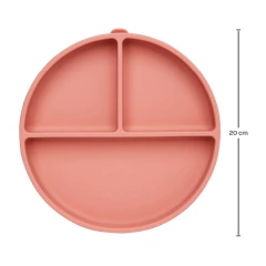 BUBA - PRATINHO EM SILICONE COM VENTOSA - ROSA ESCURO - comprar online