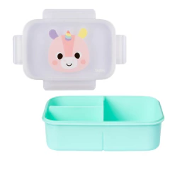 BUBA - BENTO LUNCHBOX COM DIVISÓRIAS BUBA ZOO UNICÓRNIO na internet