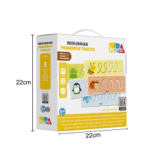 Imagem do BABEBI - RÉGUINHAS PRIMEIROS TRAÇOS BRINQUEDO DIDÁTICO