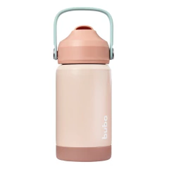 BUBA - COPO TÉRMICO PAREDE DUPLA COM CANUDO 300ML - BLUSH