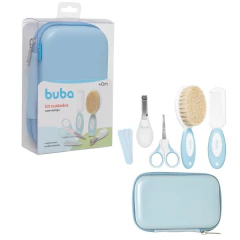 BUBA - KIT CUIDADOS COM ESTOJO AZUL