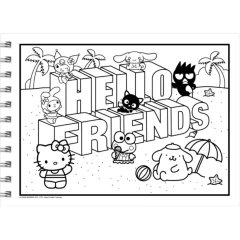 LIVRO DE COLORIR HELLO KITTY COZY COLORING BOOK - CIRANDA CULTURAL - Mamu Kids Store
