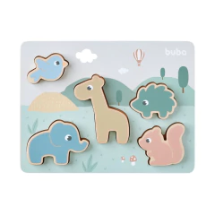 BUBA - TABULEIRO DE ENCAIXE CLOUDY EM MADEIRA +12 MESES na internet