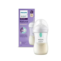 AVENT - MAMADEIRA PETALA 3.0 AIR FREE 260ML TRANSPARENTE