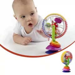 BRINQUEDO GIRA GIRA ATIVIDADES COM VENTOSA - Mamu Kids Store