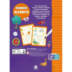 LIVRO ESCREVA E APAGUE ALFABETO - CIRANDA CULTURAL na internet