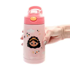 CLINGO - GARRAFA TÉRMICA PAREDE DUPLA A VÁCUO 350ML - PRINCESA na internet