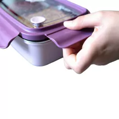 Imagem do CLINGO - BENTO BOX INOX COM DIVISÓRIAS - MILKY