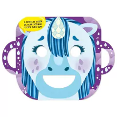 CIRANDA CULTURAL - UNICÓRNIOS COLORIDOS LIVRO MÁSCARA INFANTIL - Mamu Kids Store