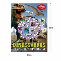 CIRANDA CULTURAL - DINOSSAUROS PASSATEMPOS PRÉ-HISTÓRICOS LIVRO COM ADESIVO - comprar online