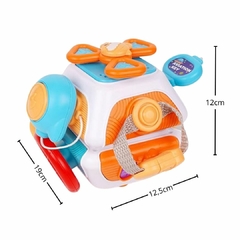 BRINQUEDO SENSORIAL CUBO DE ATIVIDADES 10X1 MONTESSORI - comprar online