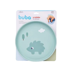 Imagem do BUBA - PRATO DE SILICONE COM VENTOSA CLOUDY - VERDE
