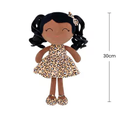 GLOVELEYA - BONECA 30CM SPRING ANIMAIS - LEOPARDO MORENA - comprar online