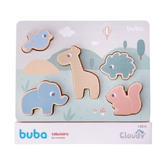 BUBA - TABULEIRO DE ENCAIXE CLOUDY EM MADEIRA +12 MESES - Mamu Kids Store