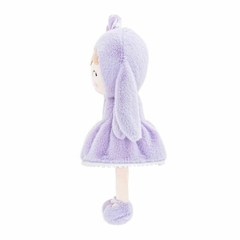 GLOVELEYA - KIT PÁSCOA BONECA COELHA E CHAVEIRO + BRINDE - LILÁS - Mamu Kids Store