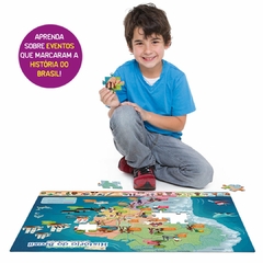 Imagem do TOYSTER - QUEBRA-CABEÇA EDUCATIVO - HISTÓRIA DO BRASIL - 120 PEÇAS