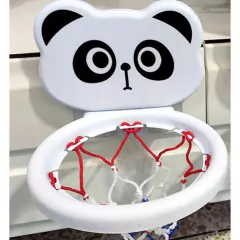 BRINQUEDO DE BANHO COM VENTOSA CESTA DE BASQUETE PANDA COM 3 BOLAS - comprar online
