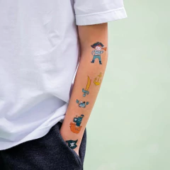 TATUFUN - KIT FESTA PIRATA A VISTA TATUAGEM TEMPORÁRIA na internet