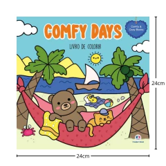 LIVRO DE COLORIR COMFY DAYS - CIRANDA CULTURAL - comprar online