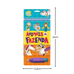 LIVRO AQUABOOK ANIMAIS DA FAZENDA - CIRANDA CULTURAL - comprar online