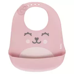 BUBA - BABADOR SILICONE PEGA MIGALHAS - GUMY ROSA
