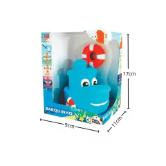 PAIS E FILHOS - BARQUINHO BRINQUEDO DE BANHO BONECO EM VINIL - comprar online