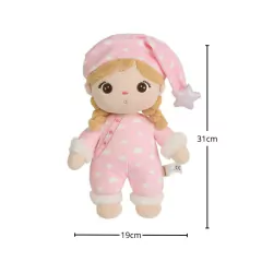METOO DOLL - BONECA 30CM ANGELA MENINA PIJAMA - ROSA - comprar online