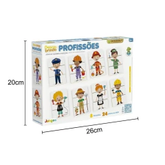 JUNGES - DESCOBRINDO PROFISSÕES QUEBRA CABEÇA DIDÁTICO - comprar online
