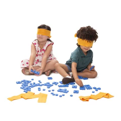 TOYSTER - JOGO TÁTIL 3 EM 1 (DOMINO, ENCAIXE E JUNTE 3) - comprar online