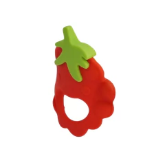 MULTIKIDS - MORDEDOR DE SILICONE FUNNY FRUIT MORANGO na internet