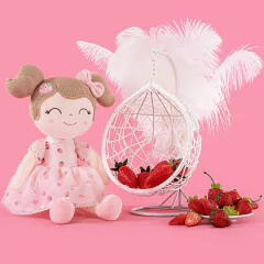 Imagem do GLOVELEYA - BONECA 40CM SPRING CLÁSSICA - MORANGO