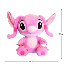 DISNEY - PELÚCIA LILO E STITCH 25CM - ANGEL ROSA - comprar online