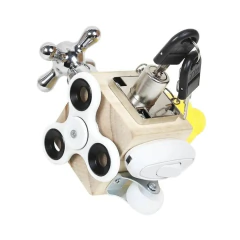 CUBO DAS HABILIDADES - BRINQUEDO MONTESSORI