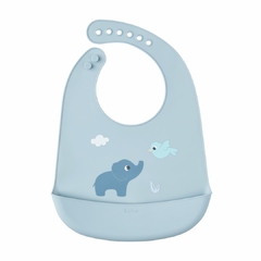 BUBA - BABADOR DE SILICONE COM PEGA-MIGALHAS CLOUDY - AZUL - loja online