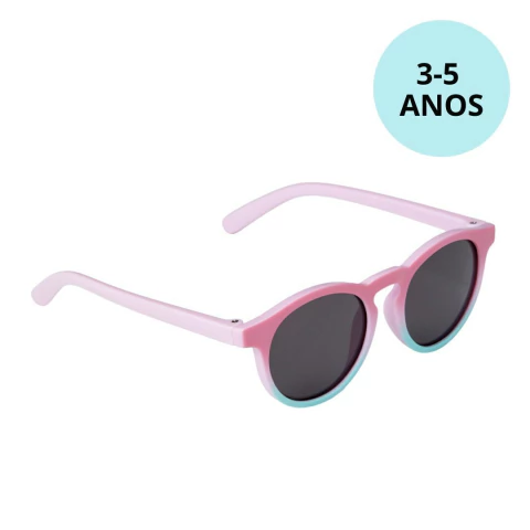 BUBA - ÓCULOS DE SOL COM PROTEÇÃO UV400 3-5 ANOS M - DEGRADÊ ROSA