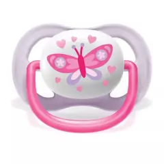 AVENT - CHUPETA ULTRA AIR ANIMAIS BORBOLETA ROSA 0M+ na internet