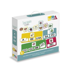 BABEBI - JUNTANDO SILABAS JOGO PEDAGÓGICO DE MADEIRA 6 ANOS - Mamu Kids Store