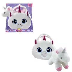 MULTIKIDS - BOLSA COM PELÚCIA HANDBANG CUTIE UNICÓRNIO DELUXE