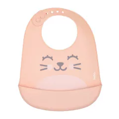 BUBA - BABADOR EM SILICONE COM PEGA-MIGALHAS GUMY - PÊSSEGO - loja online