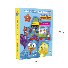 BOX DE LIVRO GALINHA PINTADINHA MINHA PRIMEIRA BIBLIOTECA - CIRANDA CULTURAL - comprar online