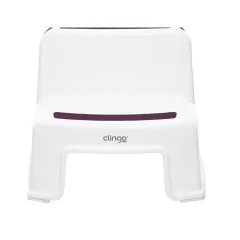 CLINGO - ESCADINHA INFANTIL ANTIDERRAPANTE DOIS DEGRAUS ROSE na internet